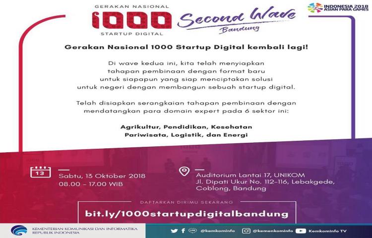 Gerakan Nasional 1000 Startup Kembali Lagi!