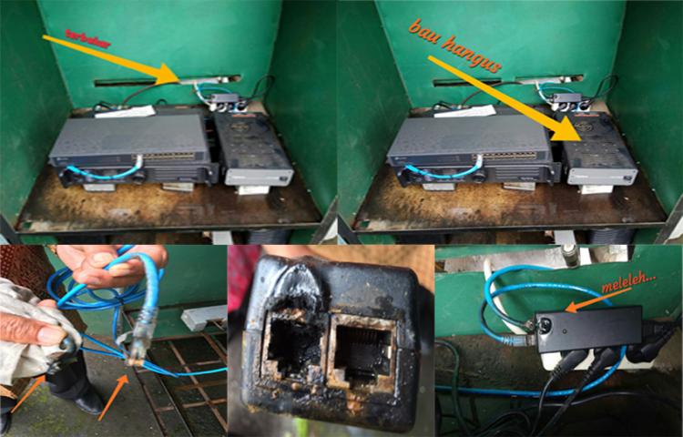 Kerusakan Peralatan Refieter Hytera RD988 UHF di Kintamani Bangli