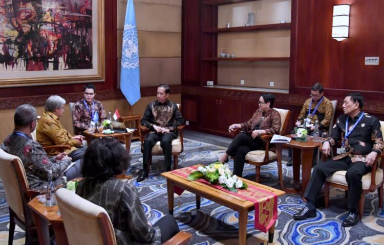 Sekjen PBB Puji Penanganan Bencana di Sulteng dan Lombok
